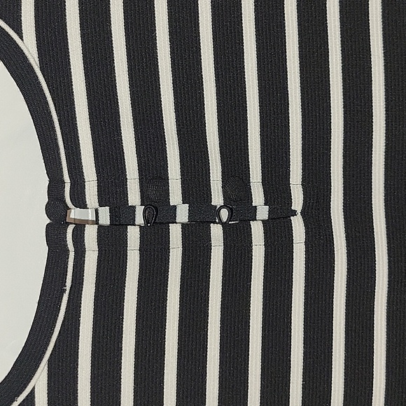 LOFT Women's Striped Knit Dress - Picture 6 of 7